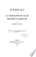Persac et la chatellerie de Calais