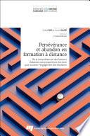 Persévérance et abandon en formation à distance