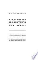 Personnages illustres des Savoie