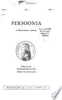 Persoonia