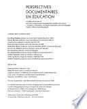 Perspectives documentaires en éducation
