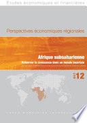 Perspectives économiques régionales, octobre 2012