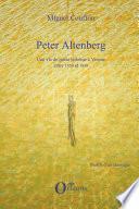 PETER ALTENBERG UNE VIE DE POETE BOHEME A VIENNE ENTRE 1859