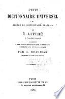 Petit dictionnaire universal