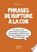 Petit Livre de - Phrases de rupture à la con