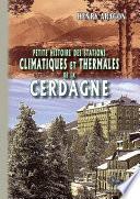 Petite Histoire des Stations thermales et climatiques de la Cerdagne