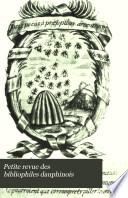 Petite revue des bibliophiles dauphinois