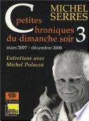 Petites chroniques du dimanche soir