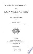 Petites ignorances de la conversation