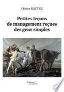 Petites leçons de management reçues des gens simples