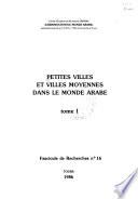 Petites villes et villes moyennes dans le monde arabe