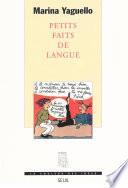 Petits faits de langue