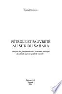 Pétrole et pauvreté au sud du Sahara