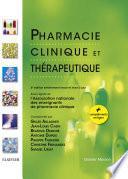 Pharmacie clinique et thérapeutique