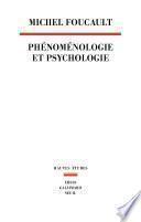Phénoménologie et Psychologie