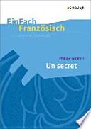 Philippe Grimbert, Un secret