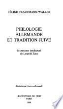 Philologie allemande et tradition juive