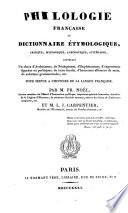 Philologie française ou dictionnaire étymologique