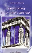 Philosophes de la Grèce Antique