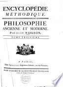 Philosophie, ancienne et moderne