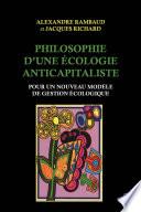 Philosophie d'une écologie anticapitaliste