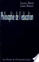 Philosophie de l'éducation