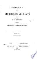 Philosophie de l'histoire de l'humanité