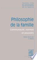 Philosophie de la famille