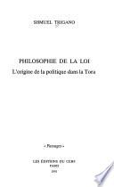 Philosophie de la loi