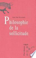 Philosophie de la sollicitude