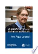Philosophie des sciences biologiques et médicales