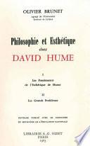 Philosophie et esthétique chez David Hume