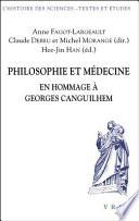 Philosophie et médecine