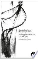 Philosophie ordinaire - Le dialogue
