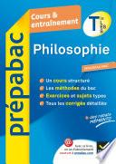 Philosophie Tle L, ES, S - Prépabac Cours & entraînement