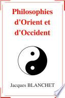 Philosophies d’Orient et d’Occident