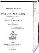 Phonologie détaillée d'un patois wallon