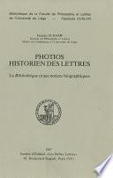 Photios historien des lettres