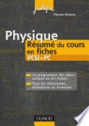 Physique Résumé du cours en fiches PCSI-PC