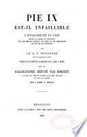 Pie IX est il infaillible
