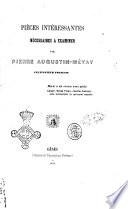 Piéces intéressantes nécessaires a examiner par Pierre Augustin Metay