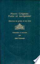 Pierre Crignon, poète et navigateur