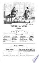 Pierre d'Arezzo (Arétin), drame en trois actes