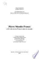 Pierre Mendès France et le rôle de la France dans le monde