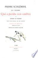 Pierre Schlemihl; ou, L'homme qui a perdu son ombre