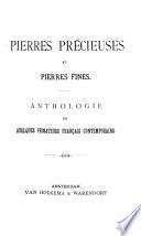 Pierres précieuses et pierres fines