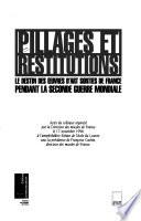 Pillages et restitutions