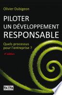 Piloter un développement responsable