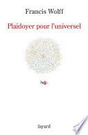Plaidoyer pour l'universel