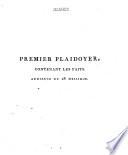 Plaidoyers pour le sieur Baudelocque ... contre Alexandre Tardieu ... Jean-François Sacombe ... la femme Bridif; et le sieur Lefebvre, etc